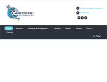 Tablet Screenshot of cambridgetechnologies.com